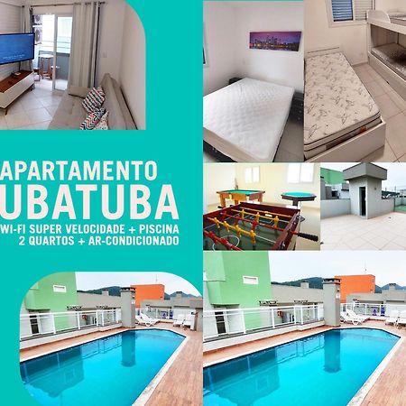 Apartamento Ubatuba Itagua - Ar - Wifi Ngoại thất bức ảnh
