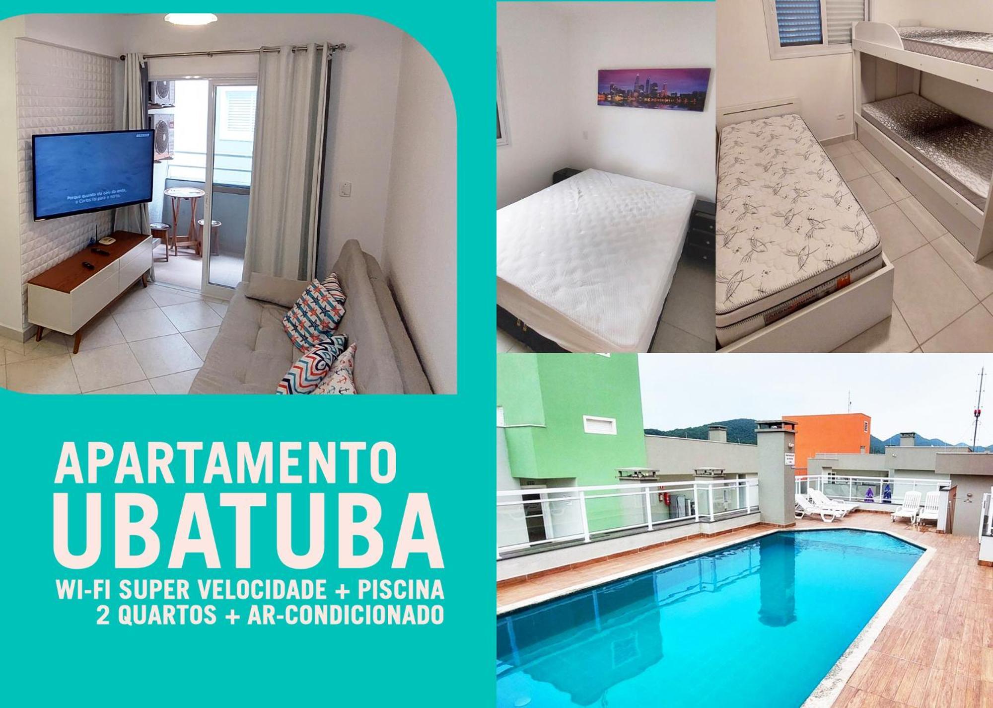 Apartamento Ubatuba Itagua - Ar - Wifi Ngoại thất bức ảnh