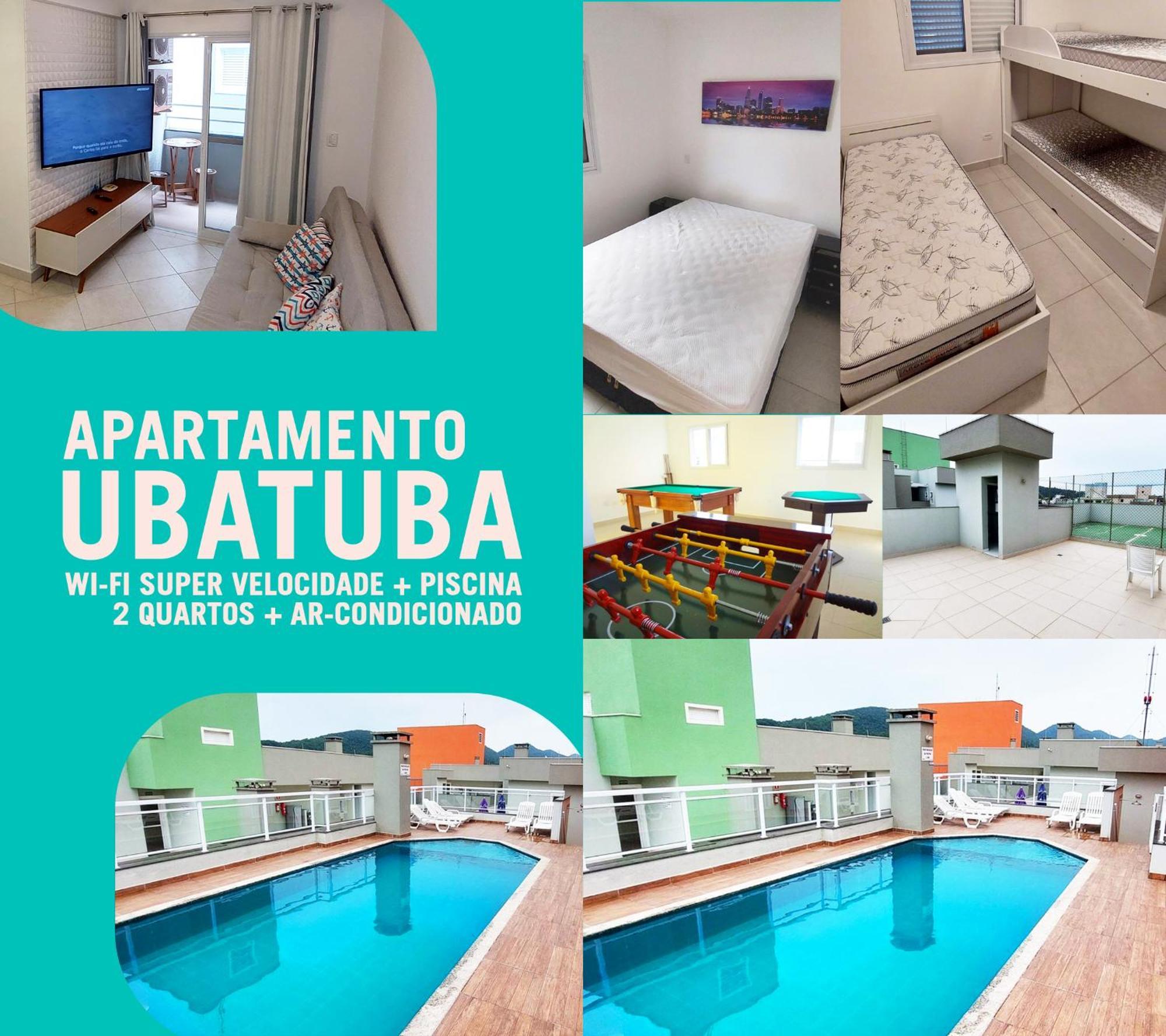 Apartamento Ubatuba Itagua - Ar - Wifi Ngoại thất bức ảnh